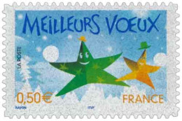 France 2004 Timbre Adhésif N°YT AD44 MNH ** Meilleurs Voeux Provenant Du Carnet N°YT BC44 - Neufs