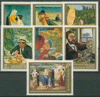 Ungarn 1967 Gemälde Der Nationalgalerie 2370/76 A Postfrisch - Unused Stamps
