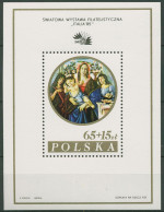 Polen 1985 ITALIA'85 Rom Gemälde Block 96 I. Postfrisch (C93336) - Blocks & Sheetlets & Panes