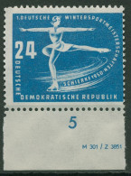 DDR 1950 Wintersportmeisterschaften Mit Druckvermerk 247 DV Postfrisch - Ongebruikt