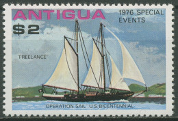 Antigua 1976 Jahresereignisse Segelschiff Windjammertreffen 452 Postfrisch - 1960-1981 Interne Autonomie