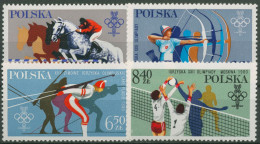 Polen 1980 Olympia Lake Placid & Moskau 2674/77 Postfrisch - Unused Stamps
