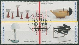 Bund 1998 Design Aus Deutschland 2001/04 Gestempelt, Blockeinzelmarken - Gebruikt