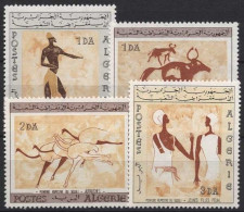 Algerien 1966 Felszeichnungen 444/447 Postfrisch - Algeria (1962-...)