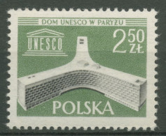 Polen 1958 UNESCO Amtssitz Paris 1075 Postfrisch - Neufs