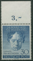 Berlin 1952 125. Todestag Von Ludwig Van Beethoven 87 OR Postfrisch - Unused Stamps