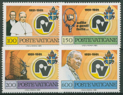 Vatikan 1981 Radio Vatikan 779/82 Postfrisch - Unused Stamps