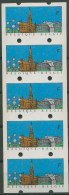 Belgien ATM 1990 5er-Streifen Leerfelder ATM 22.1 I VIII Postfrisch (R80549) - Ungebraucht