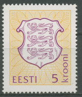 Estland 1993 Freimarke Staatswappen 210 B Postfrisch - Estonia