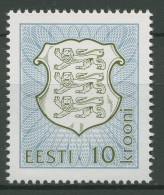 Estland 1993 Freimarke Staatswappen 206 A Postfrisch - Estland