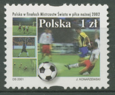 Polen 2001 Fußball-WM 2002 Qualifikation 3924 Postfrisch - Nuevos