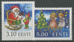 Estland 1998 Weihnachten Weihnachtsmotive 336/37 Postfrisch - Estonia