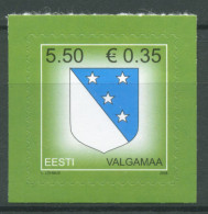 Estland 2008 Freimarke Wappen 603 Postfrisch - Estonia