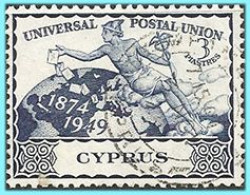 CYPRUS- GREECE- GRECE- HELLAS 1953: from set  Used - Usados
