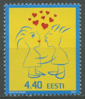 Estland 2001 Valentinstag 392 Postfrisch - Estland