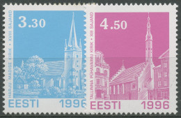 Estland 1996 Weihnachten Kirchen 290/91 Postfrisch - Estland