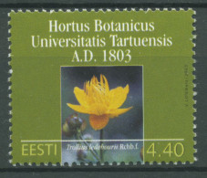 Estland 2003 Botanischer Garten Tartu Trollblume 464 Postfrisch - Estonie