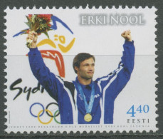 Estland 2001 Olympia Sydney Zehnkampf Goldmedaille Erki Nool 390 Postfrisch - Estland