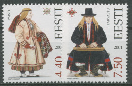 Estland 2001 Trachten 421/22 Postfrisch - Estonia