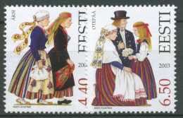 Estland 2003 Trachten 472/73 Postfrisch - Estland