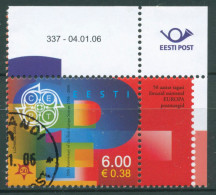 Estland 2006 Europa CEPT 50 Jahre Europamarken 537 Gestempelt - Estonia