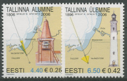 Estland 2006 Leuchttürme Tallin 552/53 Postfrisch - Estonie