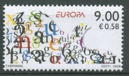 Estland 2008 Europa CEPT Der Brief 615 Postfrisch - Estonie