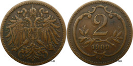 Autriche - Empire - François-Joseph Ier - 2 Heller 1909 - TTB/XF45 - Mon6486 - Oostenrijk
