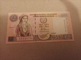 Billete De Chipre De 1 Libra, Serie A, Año 1997, UNC - Cipro