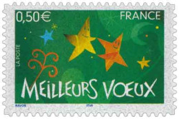 France 2004 Timbre Adhésif N°YT AD48 MNH ** Meilleurs Voeux Provenant Du Carnet N°YT BC44 - Neufs