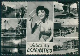 Forlì Cesenatico Saluti Da Pin Up FORI Foto FG Cartolina KB1062 - Forli