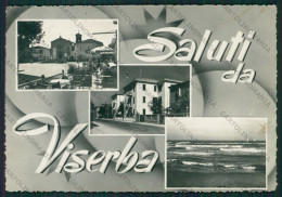 Rimini Viserba Saluti Da PIEGHINE Foto FG Cartolina KB0948 - Rimini