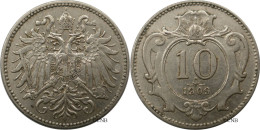 Autriche - Empire - François-Joseph Ier - 10 Heller 1909 Cannelures Fines- TTB+/AU50 - Mon6490 - Oesterreich