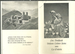 La Salette Petit Depliant En Langue Allemande Die Botschaft Unserer Lieben Frau Von La Salette - Toeristische Brochures