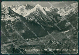 Aosta Morgex Conca Di Monte Bianco PIEGHE Foto FG Cartolina KB1456 - Aosta