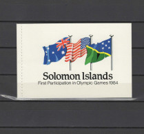 Solomon Islands 1984 Olympic Games Los Angeles Stamp Booklet MNH - Sommer 1984: Los Angeles