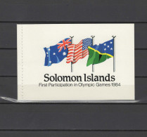 Solomon Islands 1984 Olympic Games Los Angeles Stamp Booklet MNH - Ete 1984: Los Angeles