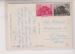 STORIA POSTALE FRANCOBOLLO COMMEMORATIVO VATICANO  S. PIETRO ARCO DELLA CAMPANA  1955 - Vatikanstadt