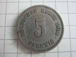 Germany 5 Pfennig 1908 E - 5 Pfennig