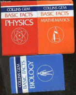 COLLINS GEM - BASIC FACTS - Lot De 3 Volumes : Biology + Mathematics + Physics - Collins Revision Aids - JONES CHRISTOPH - Linguistica