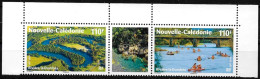 Nouvelle Calédonie 2010 - Yvert Et Tellier Nr. 1094/1095 Bande Avec Vignette Centrale - Michel Nr. 1528/1529 Str. ** - Unused Stamps