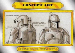2015 Topps STAR WARS Journey To The Force Awakens "Concept Art" CA-4 Bring Forth Boba Fett - Star Wars