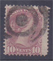 Canada N°34 10c Rose Carminé - Used Stamps