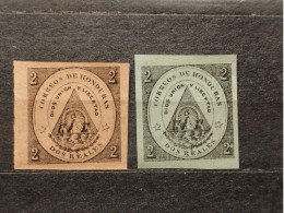 1865. Honduras. Mi 2 Y 3. Nuevos ** MNH - Honduras