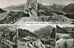 13758343 Bruenig BE Bruenigpass Panorama Eisenbahn Bahnhof Seepartie Bruenig BE - Otros & Sin Clasificación