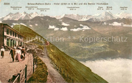 13758008 Brienz-Rothornbahn Hotel Mit Berner Hochalpen Brienz-Rothornbahn - Sonstige & Ohne Zuordnung