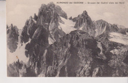 AURONZO DI CADORE   BELLUNO GRUPPO DEI CADINI VISTO DA NORD  1915 - Belluno