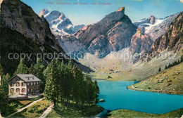 13757448 Seealpsee Saentis IR Mit Saentis Und Altmann  - Autres & Non Classés