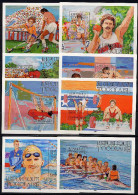 Togo 1984 Olympic Games Los Angeles, Hockey, Wrestling, Swimming, Rowing Etc. Set Of 8 S/s MNH -scarce- - Ete 1984: Los Angeles