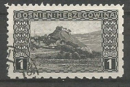 Bosnia Bosnien K.u.K. Austria Hungary Mi.30 Perforation 9¼:6½:6½:9¼ Coleman 2112 Used Boxed Cancel 1906 - Bosnie-Herzegovine